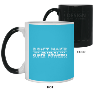 21150 11 oz. Color Changing Mug Unique design Super Powers