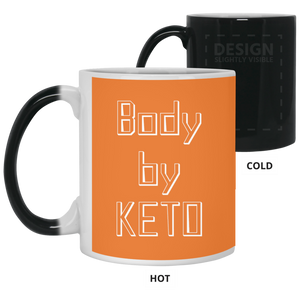 21150 11 oz. Color Changing Mug Unique design Body By Keto