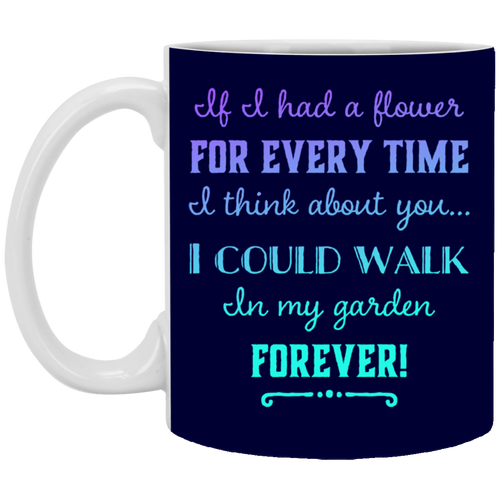 +Unique design Garden Forever mug