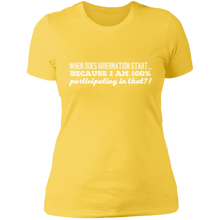 Load image into Gallery viewer, NL3900 Next Level Ladies&#39; Boyfriend T-Shirt Unique Design Hibernation