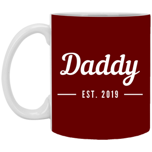 Unique design Daddy est. 2019 mug