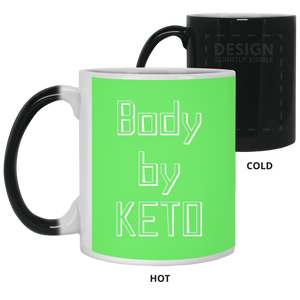 21150 11 oz. Color Changing Mug Unique design Body By Keto