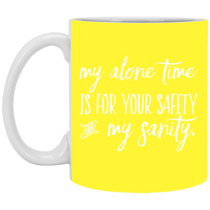 XP8434 11 oz. White Mug Unique Design Sanity