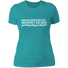 Load image into Gallery viewer, NL3900 Next Level Ladies&#39; Boyfriend T-Shirt Unique Design Hibernation