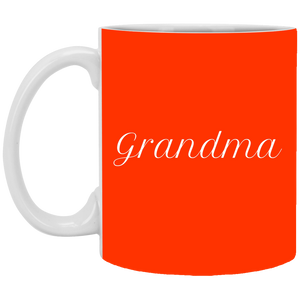 XP8434 11 oz. White Mug Unique design Grandma