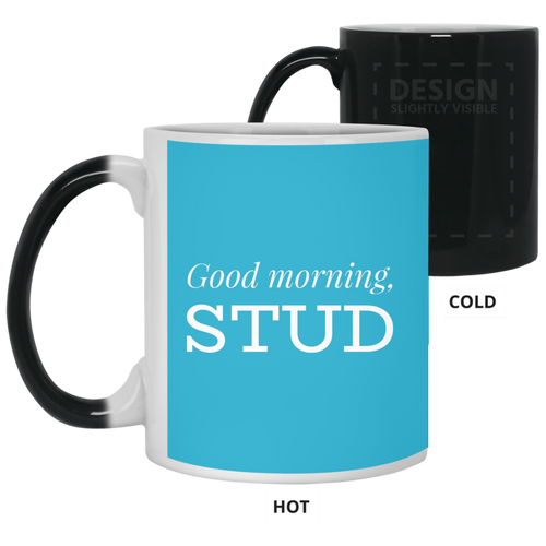 Unique design Good Morning Stud mug