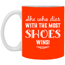 Load image into Gallery viewer, XP8434 11 oz. White Mug Unique design Shoes