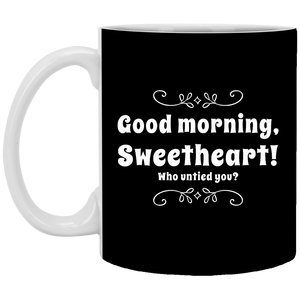 XP8434 11 oz. White Mug Unique design Good Morning Sweetheart