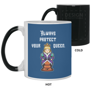 21150 11 oz. Color Changing Mug Unique design Protect Your Queen