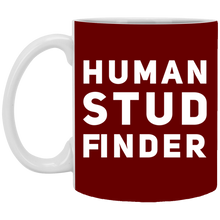 Load image into Gallery viewer, XP8434 11 oz. White Mug Unique design Human Stud Finder