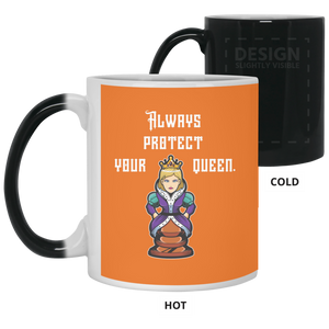 21150 11 oz. Color Changing Mug Unique design Protect Your Queen