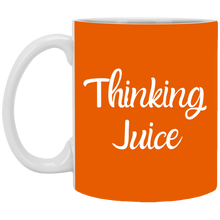 Load image into Gallery viewer, XP8434 11 oz. White Mug Unique design Thinking Juice