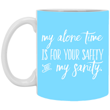 Load image into Gallery viewer, XP8434 11 oz. White Mug Unique Design Sanity