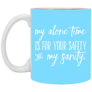 XP8434 11 oz. White Mug Unique Design Sanity