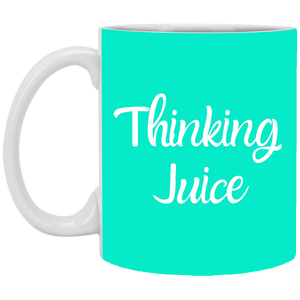 XP8434 11 oz. White Mug Unique design Thinking Juice