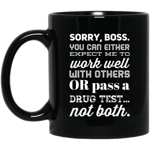 +Unique design Sorry Boss mug