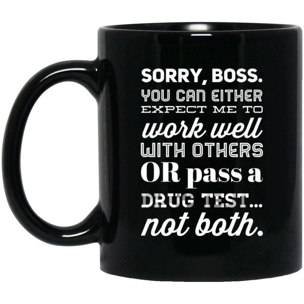 +Unique design Sorry Boss mug