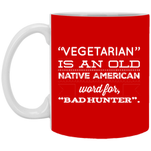 Load image into Gallery viewer, XP8434 11 oz. White Mug Unique design Bad Hunter