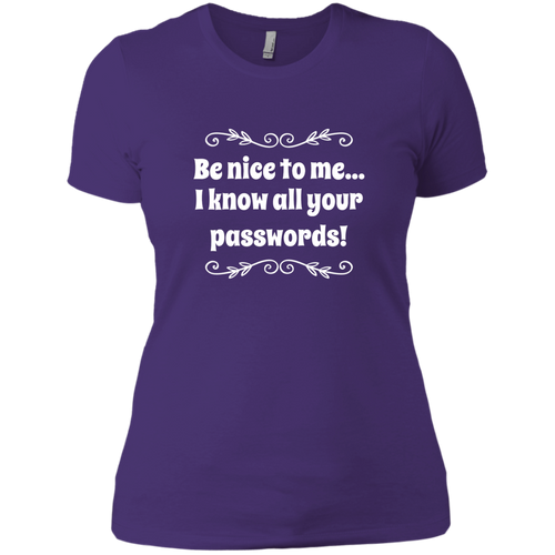 Unique design Passwords shirt