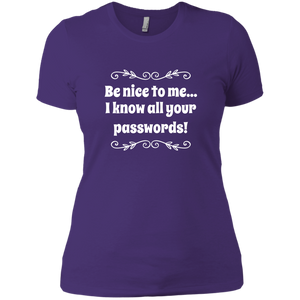 Unique design Passwords shirt