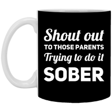 Load image into Gallery viewer, XP8434 11 oz. White Mug Unique design Sober