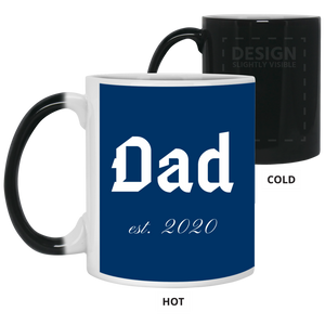 +Unique design Dad est. 2020 color-change mug