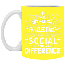 Load image into Gallery viewer, XP8434 11 oz. White Mug Unique design Selectively Social