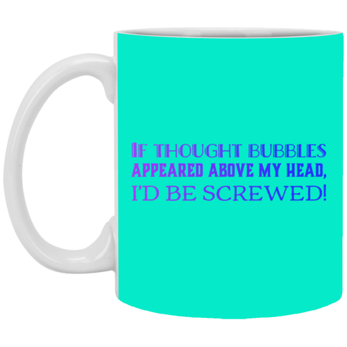 +Unique design Thought Bubbles-color mug