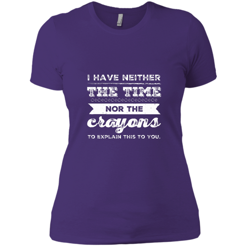 Unique design Neither Time Nor Crayons shirt