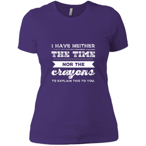 Unique design Neither Time Nor Crayons shirt