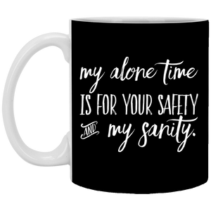 XP8434 11 oz. White Mug Unique Design Sanity