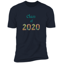 Load image into Gallery viewer, NL3600 Next Level Premium Short Sleeve T-Shirt Unique design Class of 2020-color for Graduating Seniors