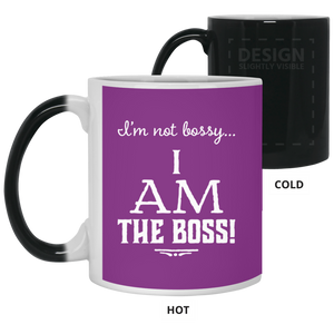 21150 11 oz. Color Changing Mug Unique design Bossy