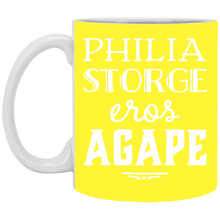 Load image into Gallery viewer, XP8434 11 oz. White Mug Unique design Agape