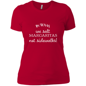 NL3900 Next Level Ladies' Boyfriend T-Shirt Unique design Texas Margaritas