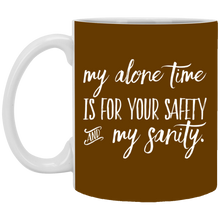 Load image into Gallery viewer, XP8434 11 oz. White Mug Unique Design Sanity