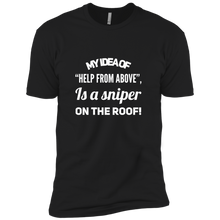 Load image into Gallery viewer, NL3600 Next Level Premium Short Sleeve T-Shirt Unique design Sniper On The Roof