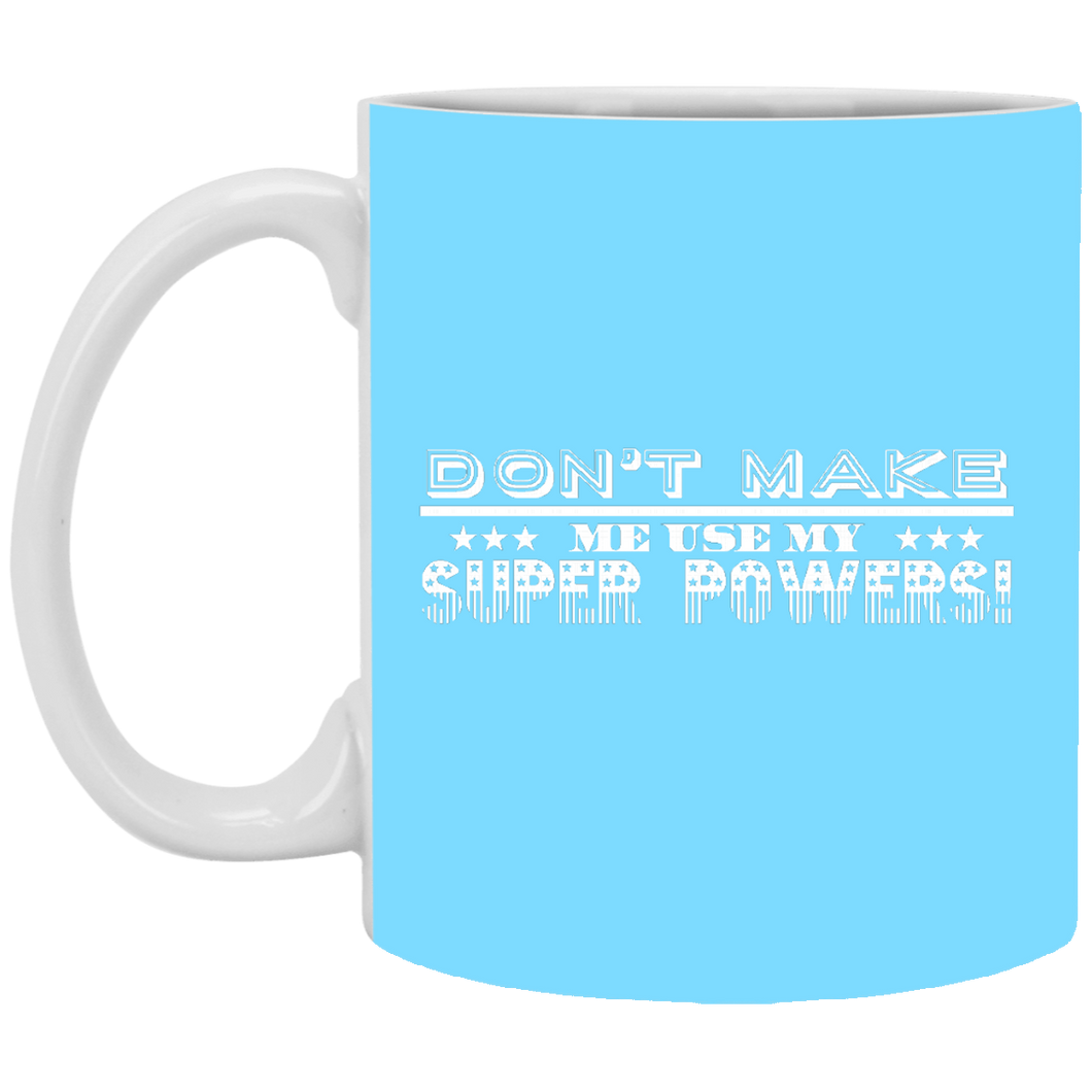 XP8434 11 oz. White Mug Unique design Super Powers