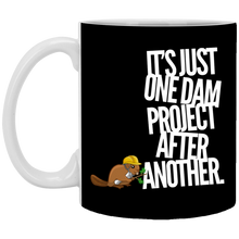 Load image into Gallery viewer, XP8434 11 oz. White Mug Unique design Dam Project