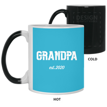 Load image into Gallery viewer, 21150 11 oz. Color Changing Mug Unique design Grandpa est. 2020