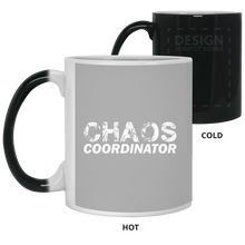 Load image into Gallery viewer, 21150 11 oz. Color Changing Mug Unique design Chaos Coordinator