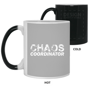 21150 11 oz. Color Changing Mug Unique design Chaos Coordinator