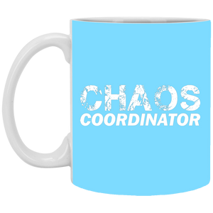 XP8434 11 oz. White Mug Unique design Chaos Coordinator