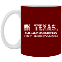 Load image into Gallery viewer, XP8434 11 oz. White Mug Unique design Texas Margaritas-stars