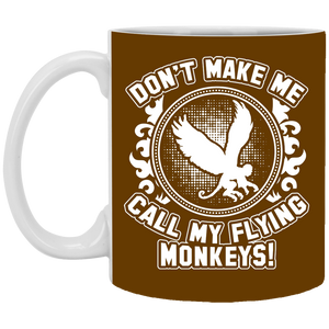 XP8434 11 oz. White Mug Unique design Flying Monkeys