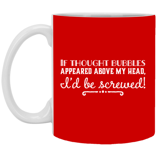 Unique design Thought Bubbles mug