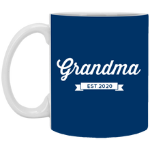 Load image into Gallery viewer, XP8434 11 oz. White Mug Unique design Grandma est. 2020