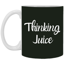 Load image into Gallery viewer, XP8434 11 oz. White Mug Unique design Thinking Juice