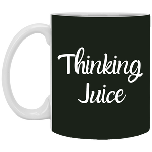 XP8434 11 oz. White Mug Unique design Thinking Juice