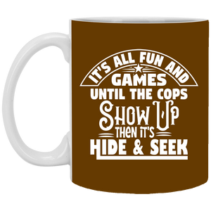 XP8434 11 oz. White Mug Unique design Fun & Games